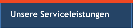 Unsere Serviceleistungen
